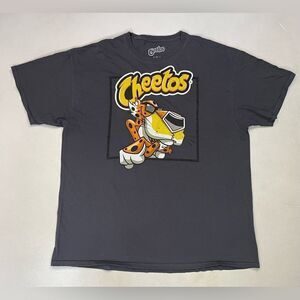 Cheetos Chester Cheetah Graphic T-shirt Men XL Gray Short Sleeve